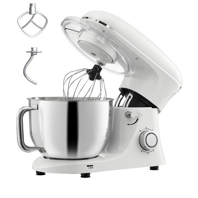 Peicual 6QT Stand Mixer - 10+ Speed Tilt-Head Electric Kitchen Mixer With Stainless Steel Bowl, Blue