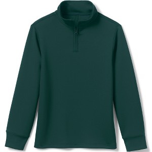 Lands' End Lands' End School Uniform Kids Quarter Zip Pullover - 1 of 2
