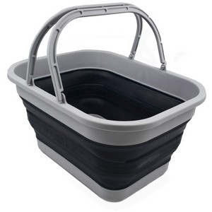 SAMMART 19L (5 Gallons) Collapsible Tub with Handle - 1 of 4