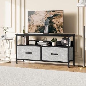 2 Fabric Drawer Dresser TV Stand - 1 of 4
