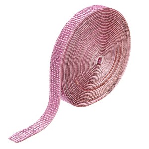 Unique Bargains Self-Adhesive Crafts Decorations Crystal Rhinestone Diamond Ribbons - 1 of 4