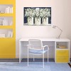 White Floral Trio by Cindy Jacobs Unframed Wall Canvas - iCanvas - 2 of 3