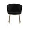 Meridian Furniture,Skylar Velvet Dining Chair, Set of 2 - 3 of 4