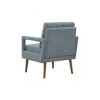 CAVINAS Accent Chair Modern Mid Century Armchair Comfy Chair with Armrest and Soft Cushion for Home, Office - 4 of 4