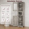 Narrow Bathroom Cabinet 67in H Tall Bathroom Storage Cabinet with 2 Doors & 1 Drawer Freestanding Slim Cabinet for Living Room Kitche - 4 of 4