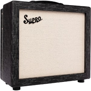Supro 1614RT Amulet 1x12-inch 15-watt Tube Combo Amp Black Scandia - 1 of 4