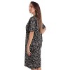 Just Love Short Sleeve Nightgown Sleep Dress for Women Sleepwear - 2 of 3