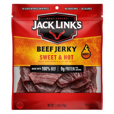Jack Links Sweet & Hot Jerky - 2.6oz