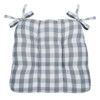 Kate Aurora Country Living Gingham Plaid Checkered Country Farmhouse Chair Cushion Pads - 3 of 3