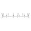 vidaXL Bike Rack for 6 Bikes Galvanized Steel - 2 of 4