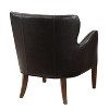 Okak Fine Accent Chair with Comfy Back Upholstery Cushion Faux Leather Slope Armchair for Living Room Waiting Room Reading Spaces - 2 of 4