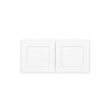 HOMLUX Easy-DIY Shaker White Ready to Assemble Wall Kitchen Cabinet 2 Doors - 4 of 4