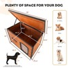 43" Large Wooden Dog House ¨C Weather & Water-Resistant Outdoor Kennel for Large Dogs - 4 of 4