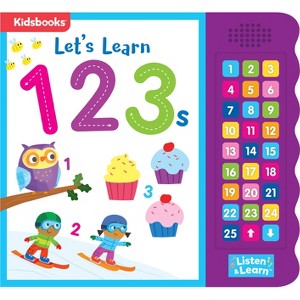 27-Button Sound Book Let's Learn 123s - by  Kidsbooks Publishing (Board Book) - 1 of 1