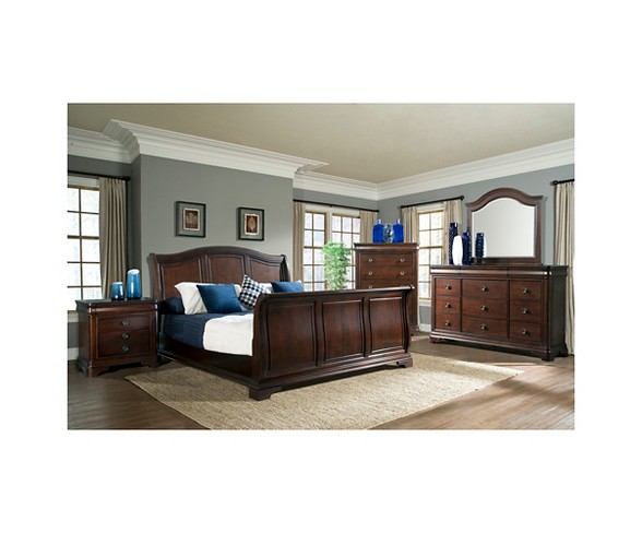 Conley Dresser & Mirror - Cherry - Picket House Furnishings