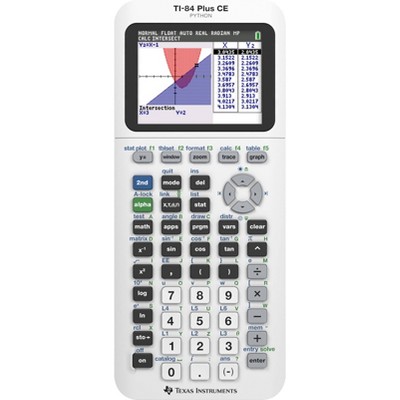 Image of Texas Instruments 84 Plus CE Graphing Calculator - Bright White