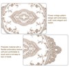 Unique Bargains Polyester Flexible Embroidery Vintage Pattern Washable Table Place Mats 2 Pcs - 3 of 4
