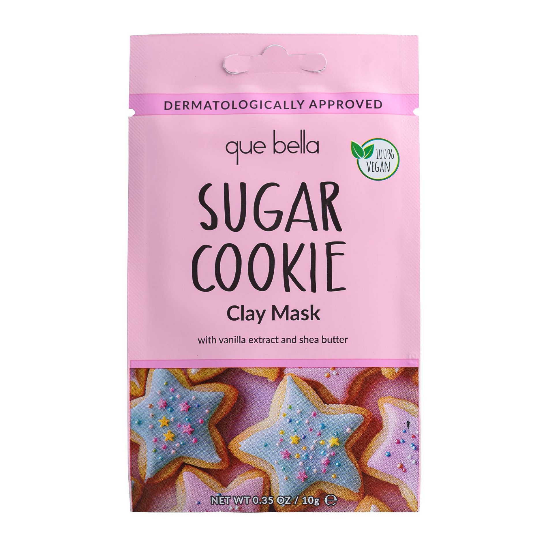 Que Bella Sugar Cookie Clay Facial Mask - 0.35 fl oz