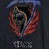 Men's Rhinestone Strong Reaper Hoodie - ROKU STUDIO - 2 of 2