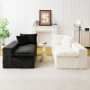 VASIP Luxury Color-Block Turtle Velvet Modular Sofa, Flexible Arrangeable Design for Single Row, Side-by-Side or Facing Layout ,for Living Room - 2 of 4