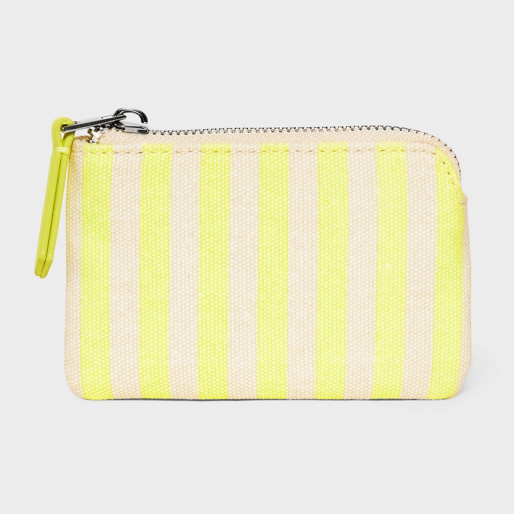 Photos - Travel Accessory Small Card Case - Universal Thread™ Yellow Striped