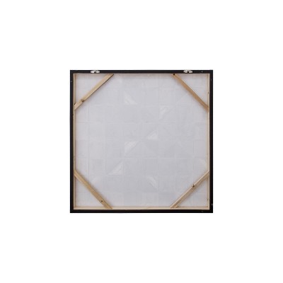 Sky Fractal II Gray Abstract Canvas Wall Art