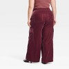 Women's Mid-Rise Wide Leg Velvet Cargo Pants - Universal Thread™ - 2 of 3