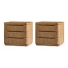 Xavia 3-Drawer Nightstand Set of 2 with Built-in Outlet|ARTFUL LIVING DESIGN-SEADRIFT - 2 of 4