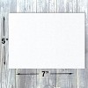 Hamilco Blank Cards and Envelopes - Flat 5" x 7" Linen White Cardstock Thick Paper 100lb Cover 100 Pack - 3 of 4