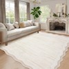 Area Rug  for Living Room Machine Washable Modern Abstract Indoor Carpet Ultra Soft Non-Slip Low Pile Bedroom Accent Carpet - 2 of 4