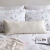 Linen Classique, Embroidered Medallion Reversible Decorative Pillow, Natural  Single Pack - 3 of 3