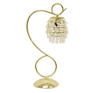 Halle Crystal Dangles Accent Lamp Clear (Lamp Only) - Decor Therapy