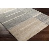 Hauteloom Glouster Taupe&Gray Lined Area Rug - 3 of 4