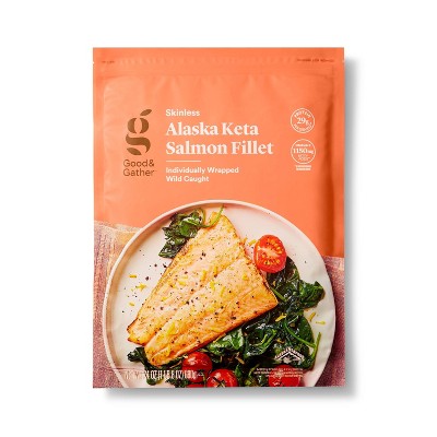 Alaska Salmon Burgers - Frozen - 16oz/4ct - Good & Gather™