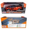 McLaren Senna Orange Metallic and Black "Timeless Legends" 1/24 Diecast Model Car by Motormax - 3 of 3