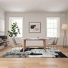 Modern Washable Runner Rug – Ultra-Thin Non-Slip Hallway Carpet, Abstract Low-Pile Mat for Kitchen - 2 of 4