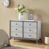 Julia 6-Drawer Upholstered Dresser | ARTFUL LIVING DESIGN-LIGHT GREY - 3 of 4