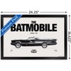 Trends International DC Comics Batman: 85th Anniversary - The Batmobile 1966 Framed Wall Poster Prints - 3 of 4
