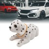 Unique Bargains Dalmatian Shaped Shaking Head Nodding Dog Decoration for Car Dashboard White - 2 of 4