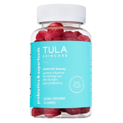 TULA SKINCARE Balanced Beauty Gummy Vitamins Plus Probiotic - 60ct - Ulta Beauty