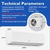 GustoWave Mini Split Air Conditioners with Heat Pump, 19 SEER2, White - 2 of 4