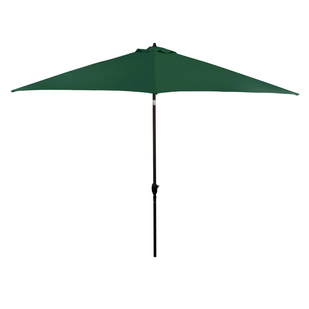 Photos - Parasol 11' x 11' Astella Aluminum Market Umbrella, Green Polyester Canopy, Crank