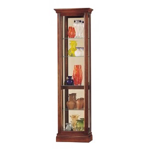 Howard Miller 680245 Gregory Curio Cabinet 680245 Windsor Cherry - 1 of 2