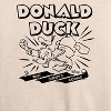 Women's - Disney - Donald Duck Comics Lightweight French Terry Wide Neck Long Sleeve Shirt - 2 of 4