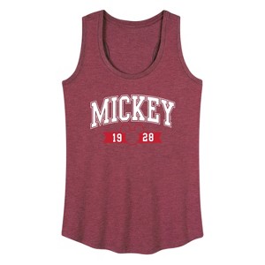 Women's - Disney - Mickey 1928 Collegiate Graphic Racerback Tank - 1 of 4