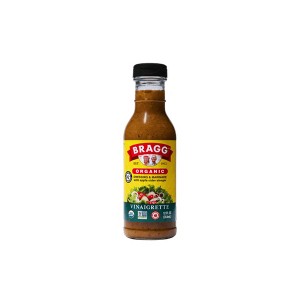 Bragg Organic Vinaigrette Salad Dressing and Marinade with Apple Cider Vinegar, 12 fl oz Bottle, Pack of 2 - 1 of 4