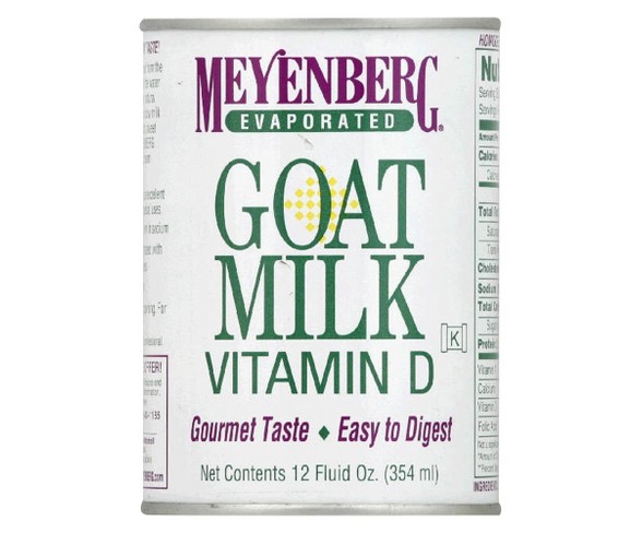 Meyenberg Evaporated Goat Milk Vitamin D 12 oz