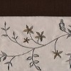 Kate Aurora Complete 5 Pc Window in a Bag Embroidered Floral Country Flax Sheer Curtain & Valance Set - 3 of 3