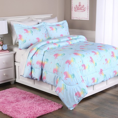 Lakeside Unicorn Bedding Comforter Set With Pillowcases Children S Bed Array Target