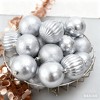 COZONY 34 Pcs Shatterproof Christmas Ball Ornament Set, Xmas Tree Hanging Decor for Holiday Wedding - 2 of 4